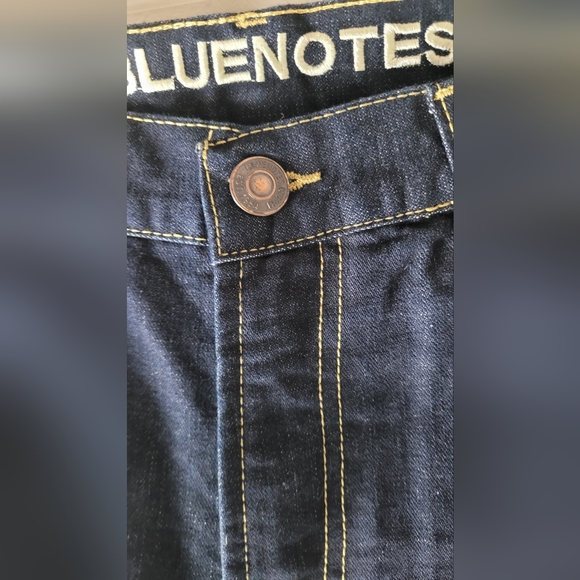 Blue Notes Men's Jeans Size 32x34 Straight Leg Blue Denim Dylan - Picture 2 of 9